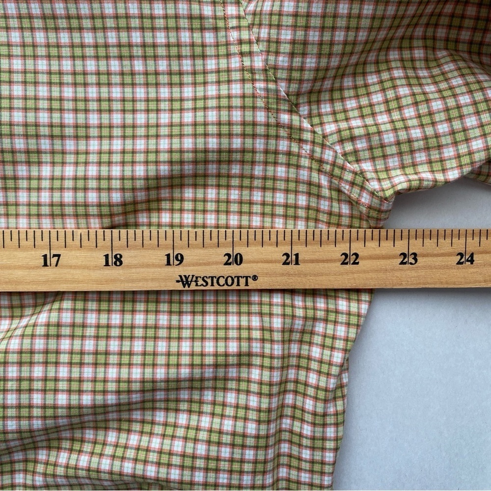 BEVILACQUA Italy Men's Button Up Shirt Plaid Check Size L - Picture 9 of 10